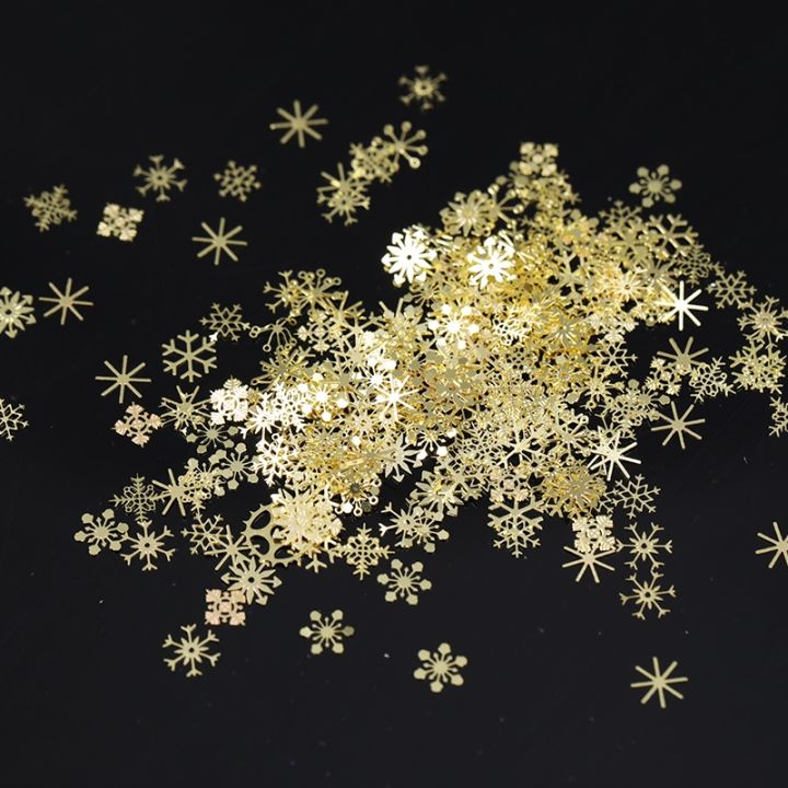 90pcs-set-3d-snowflakes-gold-metal-slices-nail-art-sequins-christmas-decorations-nail-polish-thin-sticker-designs
