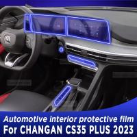 สำหรับ CHANGAN CS35พลัส2023เกียร์แผงนำทางหน้าจอยานยนต์ภายใน TPU ฟิล์มป้องกันปกป้องกันรอยขีดข่วนสติ๊กเกอร์