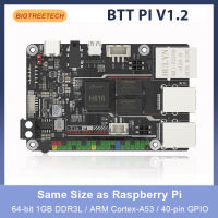 BIGTREETECH บอร์ด V1.2 BTT PI Quad Core Cortex-A53 2.4G WiFi 40Pin GPIO VS ราสเบอร์รี่ PI 3B Orange Pi สำหรับ Klipper เครื่องพิมพ์3D DIY