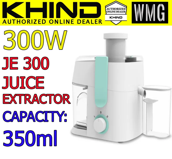 Khind Juice Extractor Juicer JE300 Mesin Buah 果汁搅拌机 Lazada