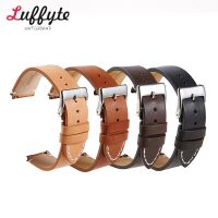 ▫ Genuine Leather Watchband Soft Casual Watch Band Quick Release Wrist Strap 16mm 18mm 20mm 22mm 24mm Watch Bracelets