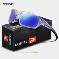 DUBERY Polarized Sports Sunglasses for Men 100 UV Protection Driving Fishing Running Sun Glasses Mirror Outdoor Male Goggles CE