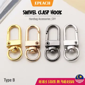 MI-YUKI Stainless Steel Spring Key Chain Carabiner Climbing Belt Buckles  Key Ring