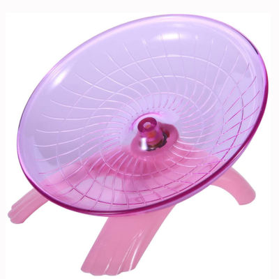 Pet Hamster Flying Saucer Exercise Squirrel Wheel Hamster Mouse Running Disc Rat Toys Cage Small Animal Hamster Accessories