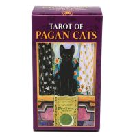 【HOT】◎ Geneic 78 Cards Of Pagan Cats English Board Game Astrology Divination Card