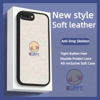 soft shell couple Phone Case For iPhone 7Plus/8Plus heat dissipation Waterproof Silica gel Back Cover texture cute
