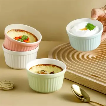 Ceramic Stew Bowl Korean Creative Pure White Gold Edge Small Soup Pot  Steamed Egg Bowl with Lid Kitchen Bird's Nest Dessert Cup