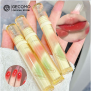 GECOMO Lip Glaze Mirror Moisturizing Lip Gloss Waterproof Non