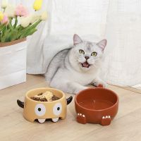 （glistening shop） Ceramicatdog Bowl Cat Pet Feeder Food Drinker Pet Bowl Dog Supplies Cat Accessories