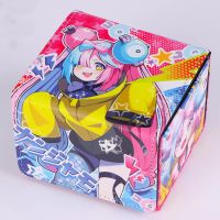 Yugioh OCG PTCG MTG Trading Card Deck Box Holder Card Anime Girl Lono Figures Protector Case Pu Leather Storage Collection Box