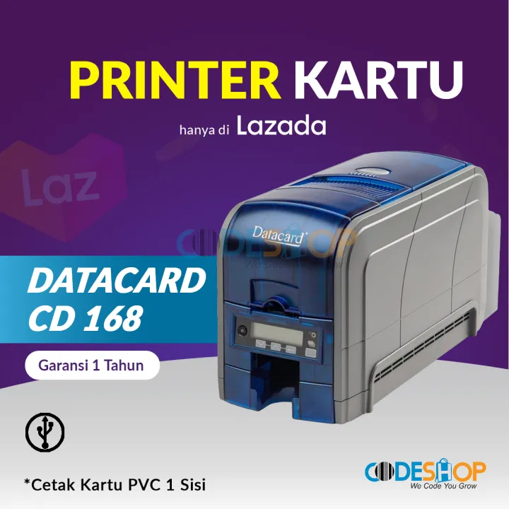 ID CARD PRINTER KARTU DATACARD CD168 CETAK ID CARD Lazada Indonesia