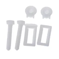 1 Pair Toilet Seat Hinge Bolts Screw Fixing Fitting Kit Toilet Seat