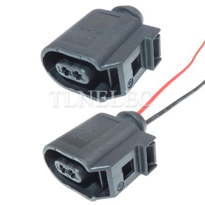 hot▬  2 Pin Way Sensor Wire Cable Socket with Wires Car Antilock Braking System Electrical Connectors 6E0973702