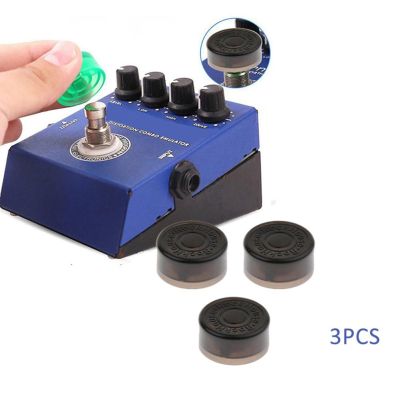 【CW】 3pcs Electric Effect Pedal Foot Cap Knob Protection for Parts Accessories
