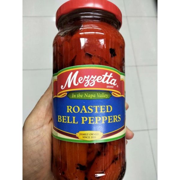 for-you-mezzetta-deli-sliced-roasted-bell-pepper-พริกหวาน-ดอง-น้ำส้มสายชู-เมซเซตต้า-473-มล
