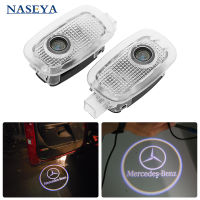 2Pcs LED Car ไฟประตูเครื่องฉายโลโก้เลเซอร์ Welocme สำหรับ Mercedes Benz W211 R230 W245 W164 X164 X204 W204 W221 C207 W216 C197 W169