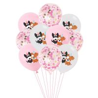 10pcs cartoon dog latex balloon puppy pet party confetti balloon set children birthday party decoration balloon wholesale Balloons