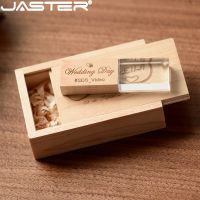 (CALGY Phone protection) JASTERWooden Usb แฟลชไดรฟ์ปากกาไดรฟ์ U Diskstick Pendrive 4กิกะไบต์8กิกะไบต์16กิกะไบต์32กิกะไบต์64กิกะไบต์ของขวัญแต่งงาน Thumb Drive