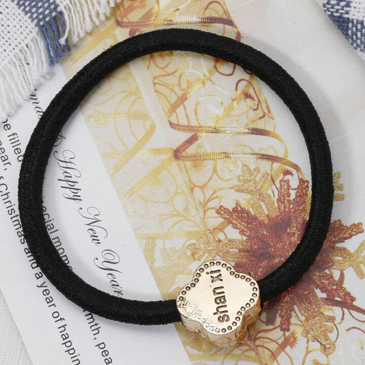 30pcs-rubber-black-fashion-ponytail-holder-hair-rope-hairband-band