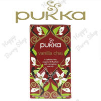 ชา PUKKA Organic Herbal Tea ?⭐VANILLA CHAI⭐? ชาสมุนไพรออแกนิค ชาเพื่อสุขภาพจากประเทศอังกฤษ 1 กล่องมี 20 ซอง