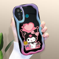 Kingsons เคสสำหรับ OPPO R15 R15 Pro R17 10 2 Pro 5i 5 5 5 5S เคสลายการ์ตูน Kuromi น้ำมันครีมเคสโทรศัพท์พื้นขอบคลื่นเคสป้องกันเคสซิลิโคนนิ่ม