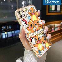 Dienya เคสสำหรับ Realme C21Y C25Y ใหม่การ์ตูน Pokemon ขอบตารางพื้นผิวเคสซิลิกาเจลแบบนิ่มกันกระแทกเคสมือถือรวมทุกเลนส์กล้องถ่ายรูปฝาครอบป้องกัน