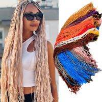 Zizi Braids Synthetic Crochet Hair Colored Box Braids Deep Wave Hair Long Senegalse Twist Braiding Hair Extensions for Russia