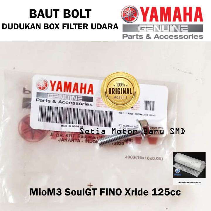 Baut Bolt Dudukan Box Filter Udara Miom Soulgt Fino Xride Asli Yamaha Lazada Indonesia