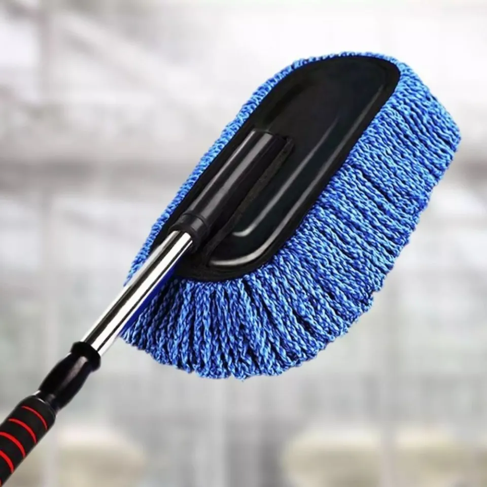 Microfiber Car Duster Exterior Scratch Free, Extendable Handle