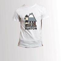 2023 New Burton Snowboards T Shirt fashion men casual cotton Short sleeve t-shirt Comfortable O neck top white Valentines Day gift