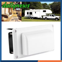 Dailynews พัดลมระบายอากาศช่องแอร์ข้าง,12V 15W สำหรับรถคาราวานอาร์วี Motorhome เรือยอชท์ทะเล