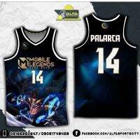 Ready Stock MOBILE LEGENDS VALE - ALFA FULL SUBLIMATION BASKETBALL JERSEY CUSTOMIZED