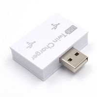 2พอร์ต Abs มืออาชีพแบบพกพาตัวขยาย Usb คู่ที่แยกมินิอะแดปเตอร์ที่มั่นคงสำหรับแท็บเล็ตโทรได้