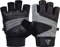 ถุงมือยิมหนังแท้ RDX S14G FERRIS WEIGHTLIFTING LEATHER GYM GLOVES