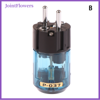 JointFlowers 1ชิ้น C-037 P-037อียูขั้วต่อไฟฟ้า C-037 IEC ตัวผู้ตัวเมียตัวเมียการเชื่อมต่อสายเคเบิลเต้าเสียบปลั๊กไฟอะแดปเตอร์เต้าเสียบ