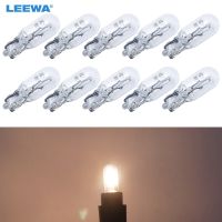 :?》 -- LEEWA 10ชิ้นสีขาวอบอุ่นรถ T6.5 12V 3W ลิ่มหลอดไฟฮาโลเจนอุปกรณ์เปลี่ยนหลอดไฟฮาโลเจนภายนอกแดชบอร์ดหลอดไฟ # CA1316