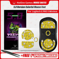 2023New 5.0 Mouse Feet Skates สำหรับ G Pro X Superlight Wireless GPW Gaming Mouse Feet Replacement,0.8Mm