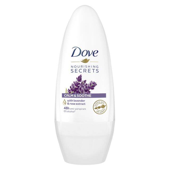 Dove Deo Calm & Soothe with Lavender Antiperspirant RollOn Deodorant 40ml Lazada PH