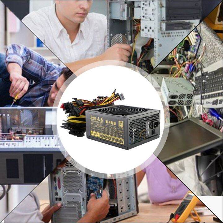 สินค้าขายดี1800w-mining-power-supply-miner-กราฟิกการ์ดสำหรับ-mining-110-264v-host-plate