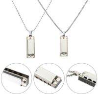 2 Pcs Harmonica Necklace Adult Pendant Music Musical Zinc Alloy Instrument Child Small