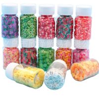 【CW】 20ML Bottled Resin Filling Glitter Soft Clay Slime Kawaii Mini Fluffy Mud Clay Soft Pottery Chips Crafts Resin Mold Decoration