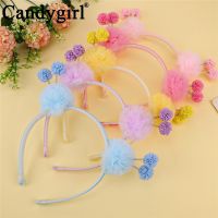 【CW】 Candygirl Fluffy Headband Colors Elastic Ears Hoop for Headwear Hair Accessories