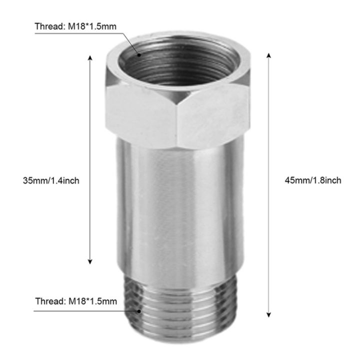 m18x1-5-oxygen-o2-sensor-adapter-converter-car-cel-fix-check-engine-light-eliminator-o2-extender-spacer