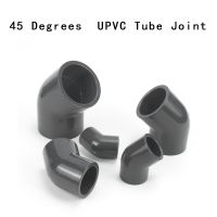 HOT ERYUUZMKLIO 115 UPVC หลอดร่วมเชื่อมต่อ45องศาข้อศอกพิพิธภัณฑ์สัตว์น้ำปลาท่อข้อต่อสวนน้ำเชื่อมต่อ1ชิ้น