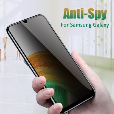【ของร้อน】กระจกนิรภัยสำหรับความเป็นส่วนตัว [spot goods]Samsung Galaxy A71 A72 A73 A51 A52 A53 A02S ปกป้องหน้าจอส่วนตัว A21S A32 A30S A50ป้องกันการสอดแนม