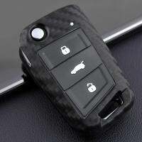 【hot】 Silicone Cover Polo 7 Tiguan Skoda Octavia Carbon Rubber Keyless Protection