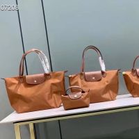 Longchamp bag New cognac color dumpling bag large capacity bag portable shoulder bag nylon womens bag