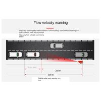 Car Radar Speedometer Mobile Speed Detector Vehicle Speedometer 12V All-Round Led Display Electronic Dog Speedometer