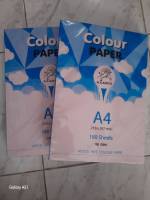 AXAWIN กระดาษการ์ดสี No.120 A4 สีชมพู