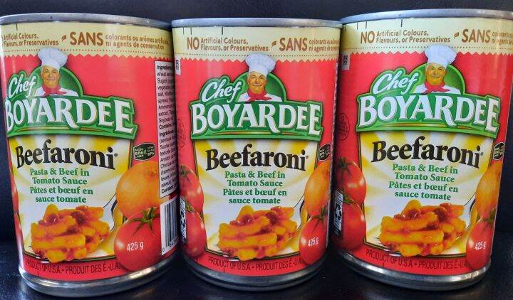 NEW And ORIGINAL - Chef Boyardee® Beefaroni Pasta And Beef In Tomato ...